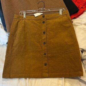 Camel Corduroy Women's Skirt NWT (Size 10)